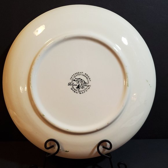 Blue Ridge Southern Potteries Pinkie Pattern Dinner Lunch Plates - Picture 5 of 11